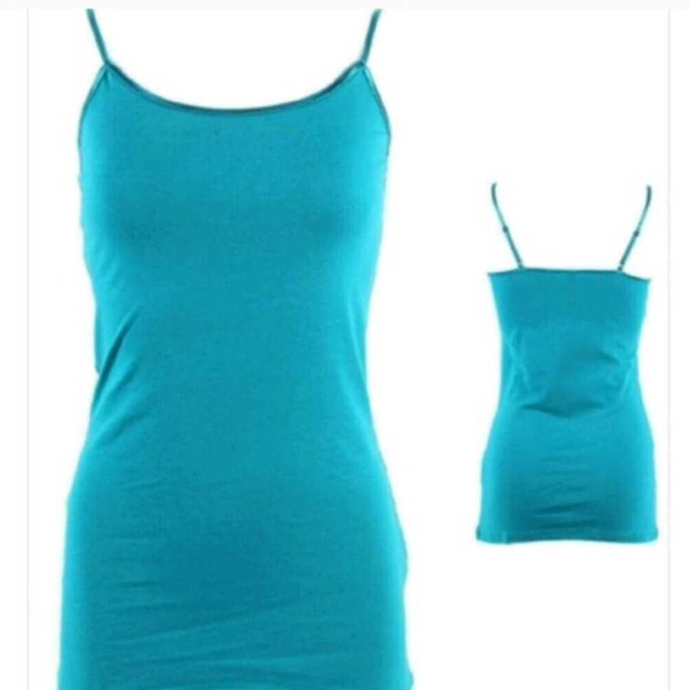Teal Cami With Adjustable Straps NWT